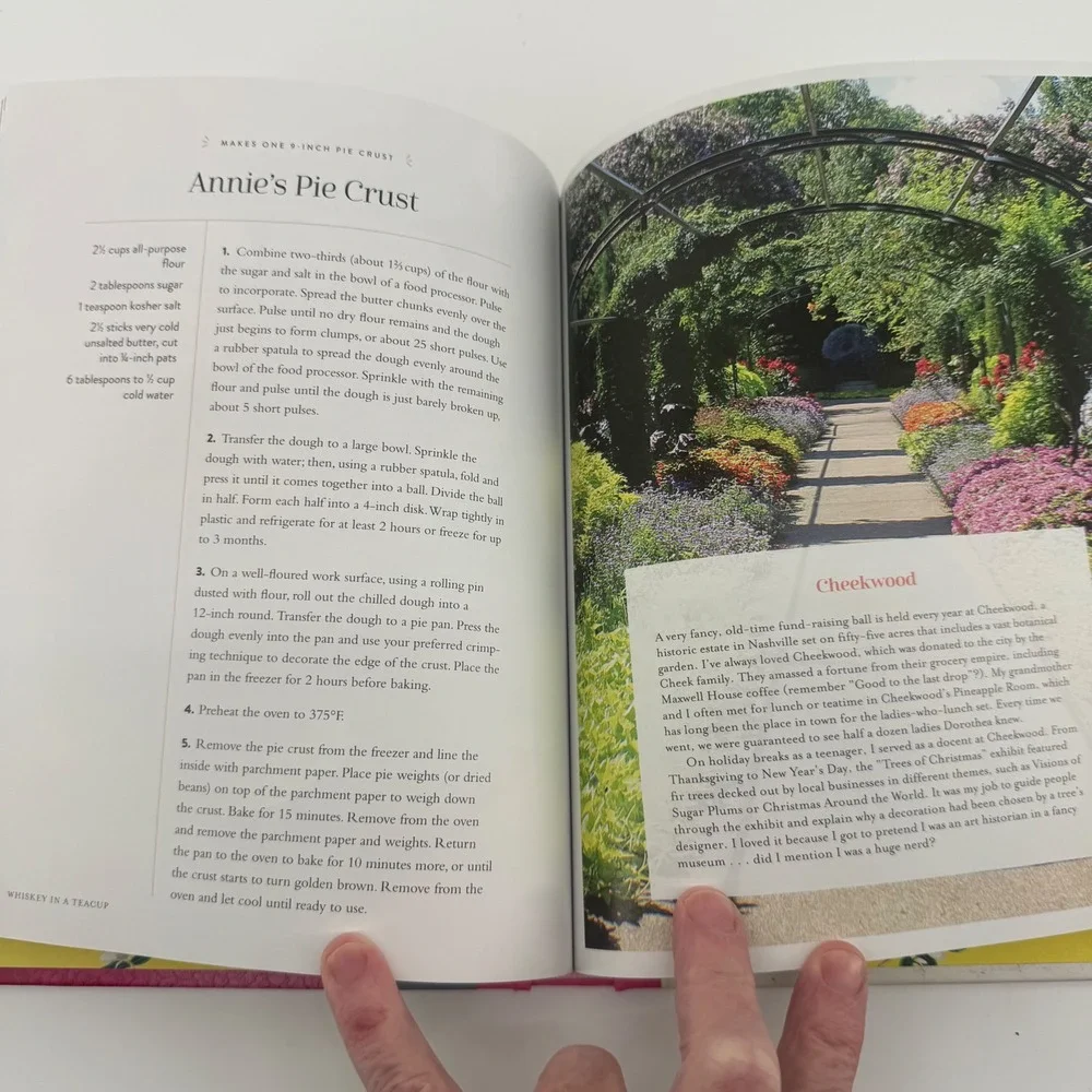 Reese Witherspoon Whiskey in a‎ Teacup Cookbook Hardcover Good Condition